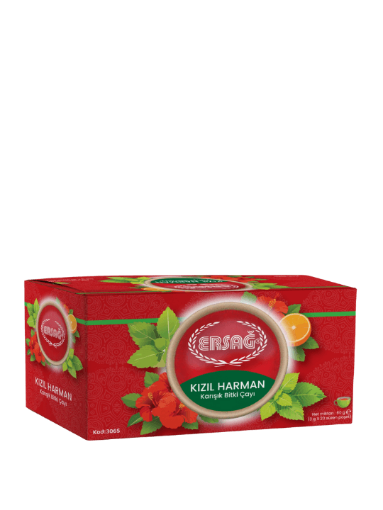Чай красный сбор (содержащий гибискус, суданскую розу, цветок розеллы, мелиссу, цитрусовые)
